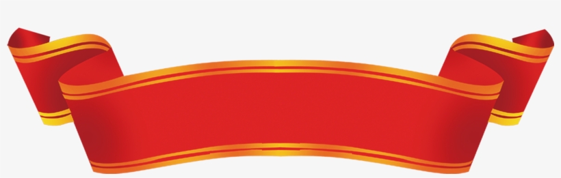 red scroll banner