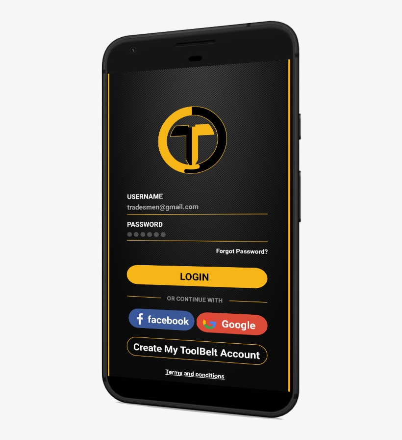 Login Screen App - Smartphone, transparent png #9340136