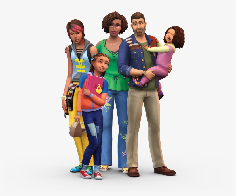 About The Author - Sims 4 Parenthood Family, transparent png #9340316