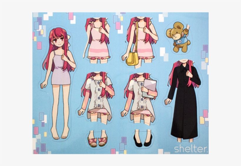 Shelter Magnet Set - Cartoon, transparent png #9340900