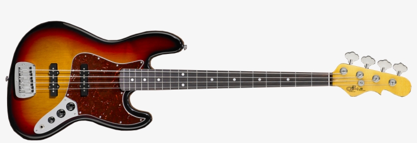 3-tone Sunburst - Fender Jazz Bass 70s, transparent png #9341128