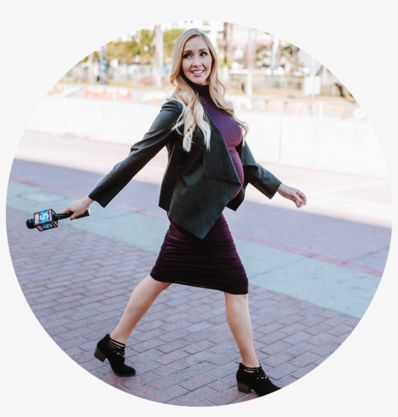 Circle Photos On Air - Girl, transparent png #9341490