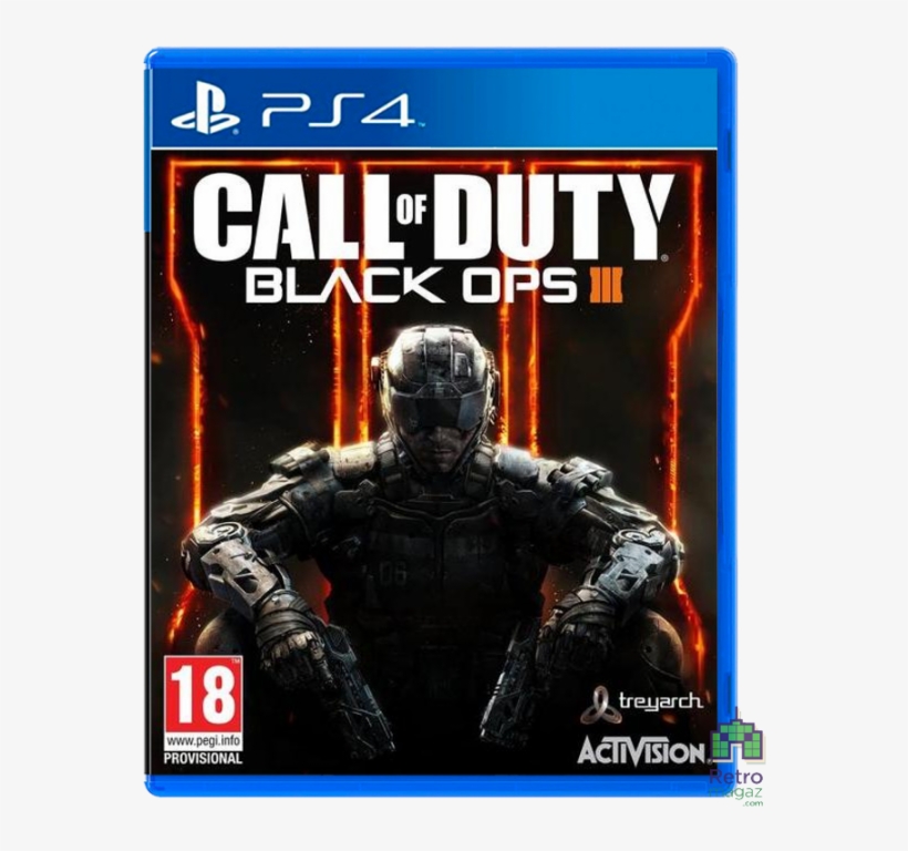 Call Of Duty Black Ops 3 Русская Озвучка Б/у Ps4 - Call Of Duty Black Ops, transparent png #9341540
