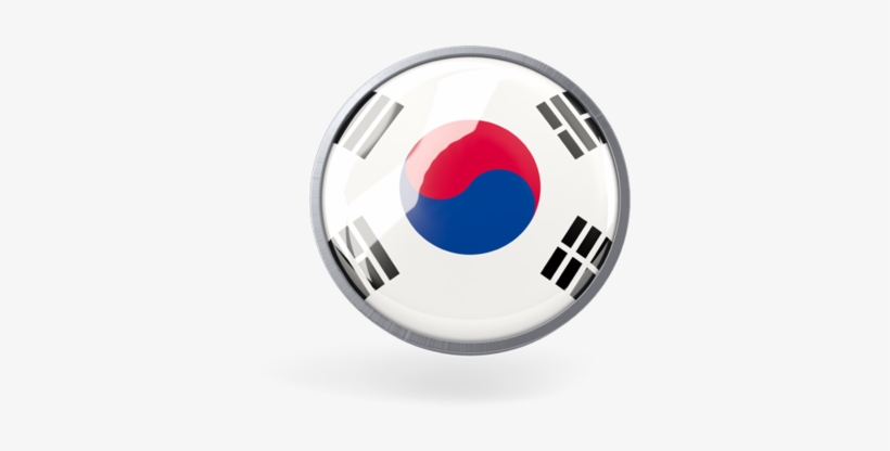 Illustration Of Flag Of South Korea - South Korea Flag, transparent png #9341651