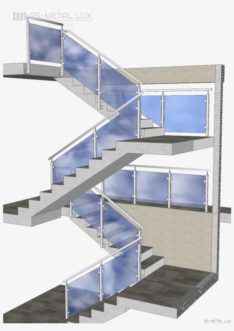 Step2 - Handrail, transparent png #9341734