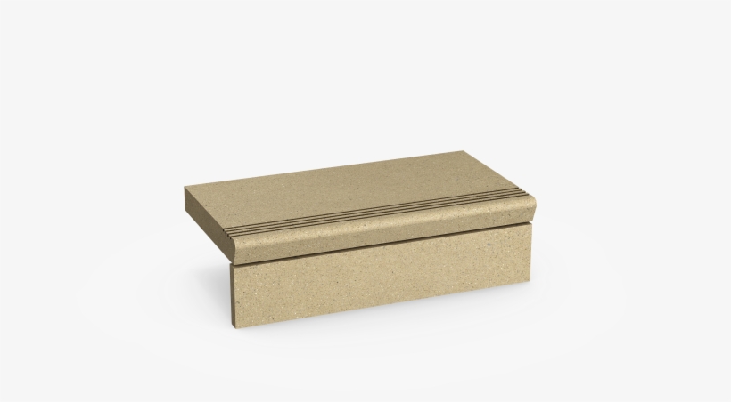 Two-piece Stair Tread In Natural - Box, transparent png #9341791