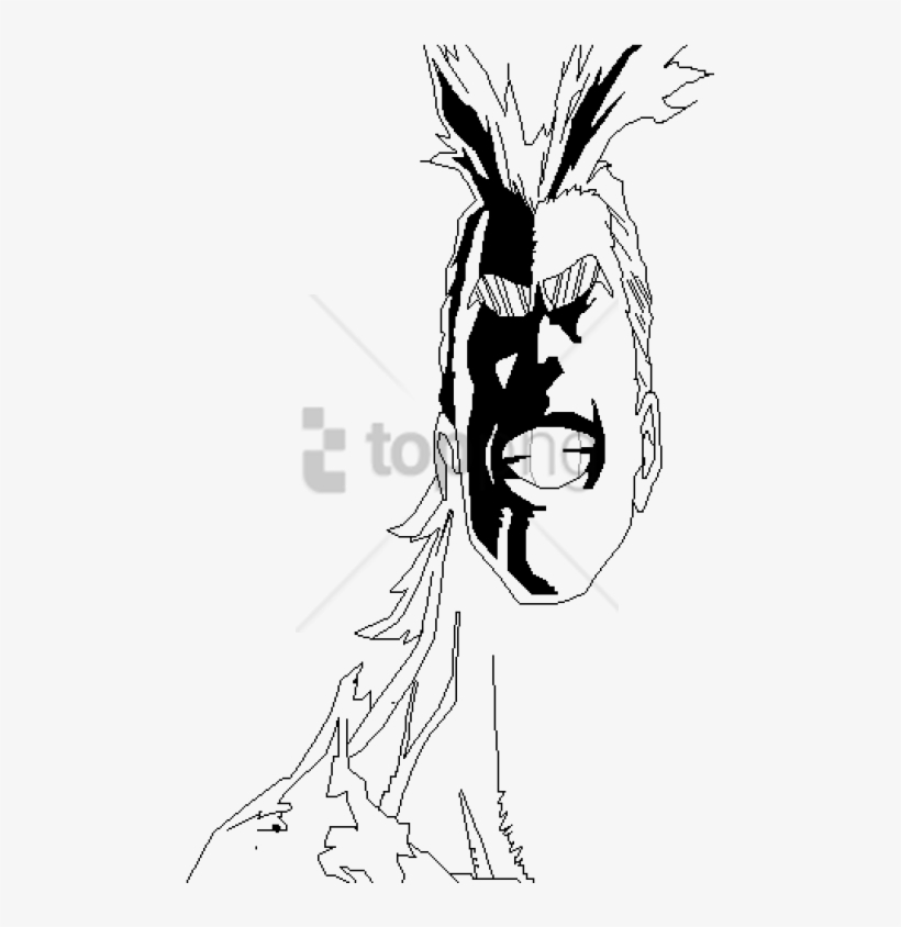Free Png Download All Might Face Png Images Background - All Might Face Transparent, transparent png #9342418