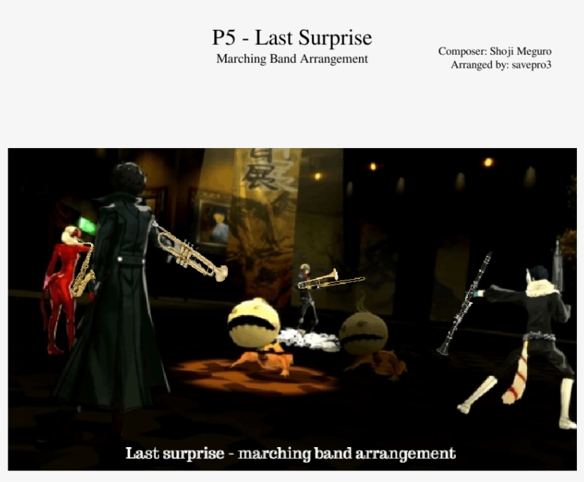 Persona 5 Last Surprise - Animation, transparent png #9342703