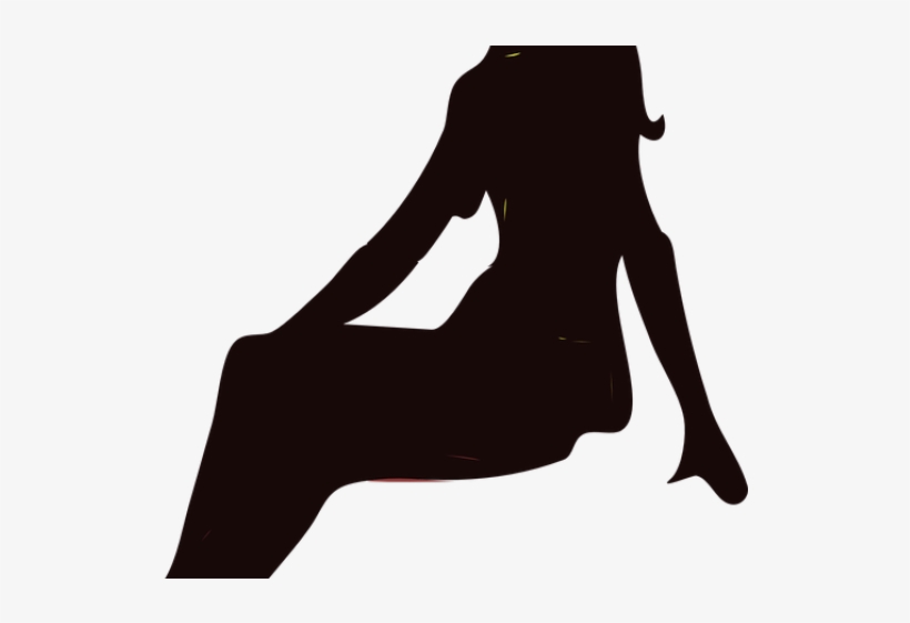 Person Sitting Silhouette - Sitting People Png Silhouette, transparent png #9343096