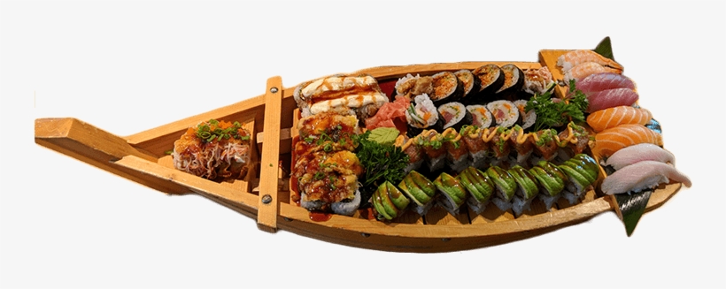 Sushi Boat - Dish, transparent png #9343380