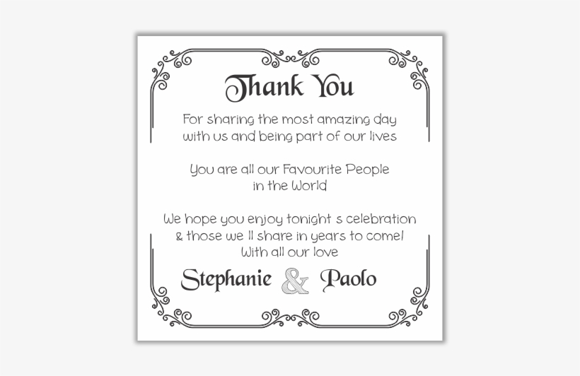 Thank You Cards- Italian Flair - Centro Comercial Sabana Norte, transparent png #9343456