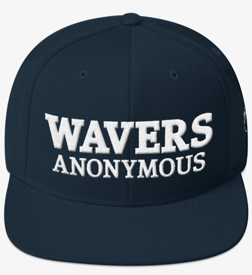 Image Of Blue Waver Anonymous Snapback With Logo - Baseball Cap, transparent png #9343594