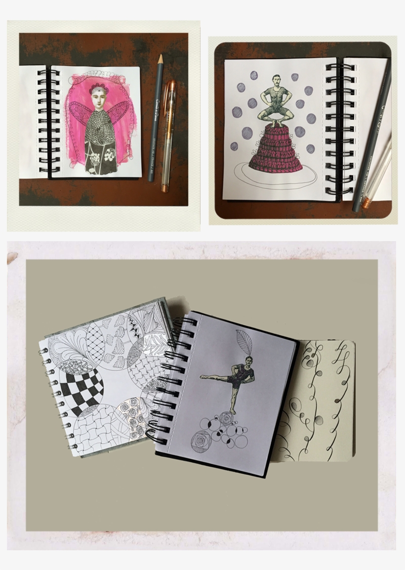 A Few Pages From My Sketchbooks Pinterest - Motif, transparent png #9344105