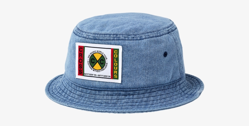 Bruno Mars 24k Cxc Patch Denim Bucket Hat - Denim, transparent png #9344529