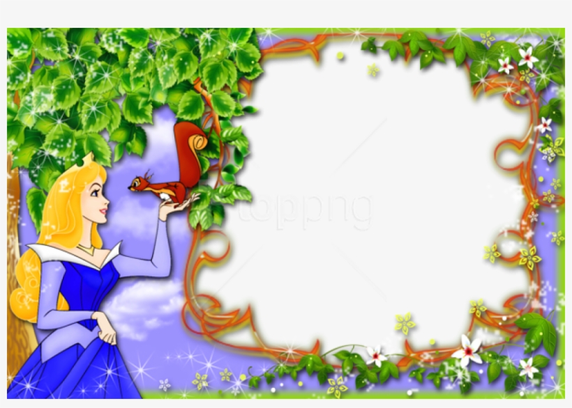 Free Png Best Stock Photos Kidsframe With Princess - Disney Picture Frames Png, transparent png #9345239