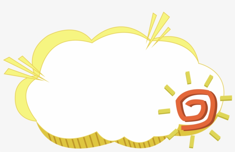 Sole Nuvole Nube Di Esplosione Fresco Png E Psd - Illustration, transparent png #9345273