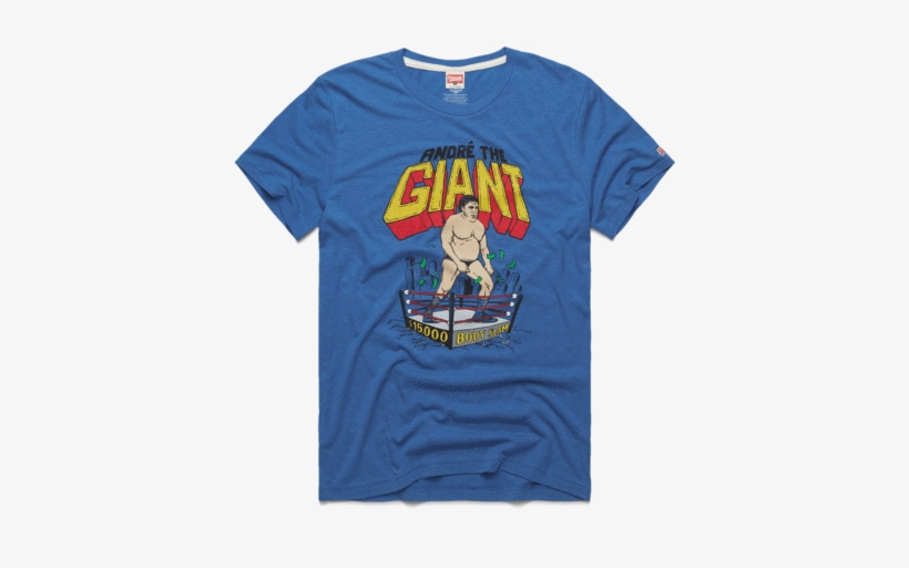 Wrestlemania I Andre The Giant Body Slam Retro Wwe - Active Shirt, transparent png #9345453