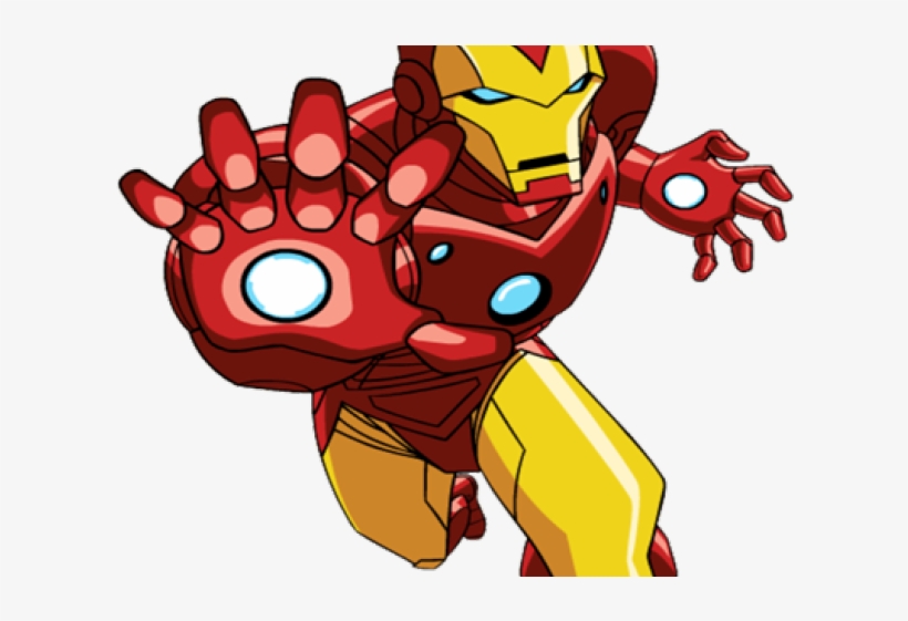 Iron Man Clipart Vector - Avengers Earth's Mightiest Heroes Iron Man, transparent png #9345992