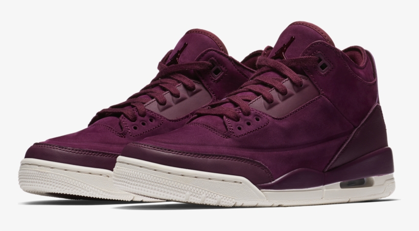 Air Jordan 3 Retro 'bordeaux' Se - Air Jordan 3 Bordeaux, transparent png #9346957