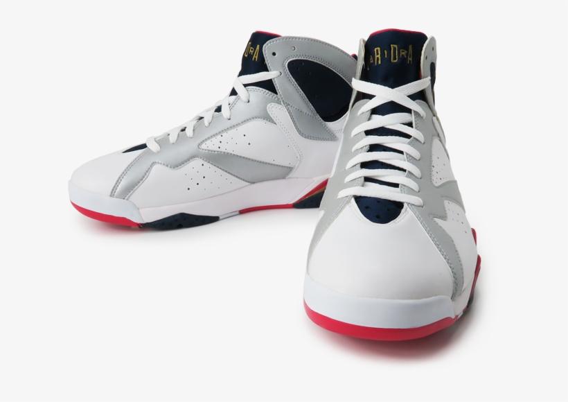 Air Jordan 7 Retro Olympic - Sneakers, transparent png #9346998