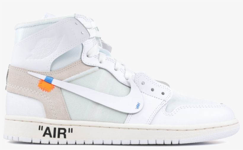 Air Jordan 1 Off White, transparent png #9347045
