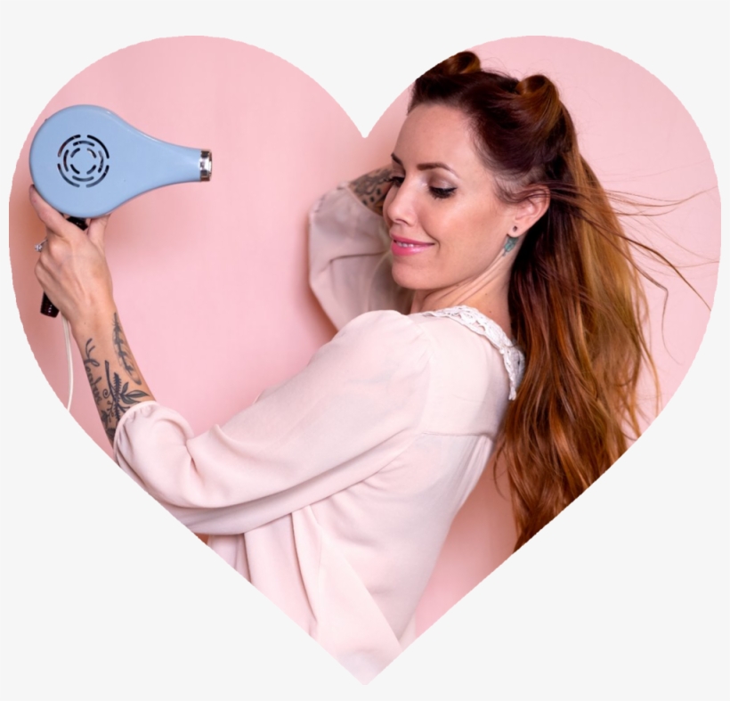 Blowdryer - Girl, transparent png #9347566