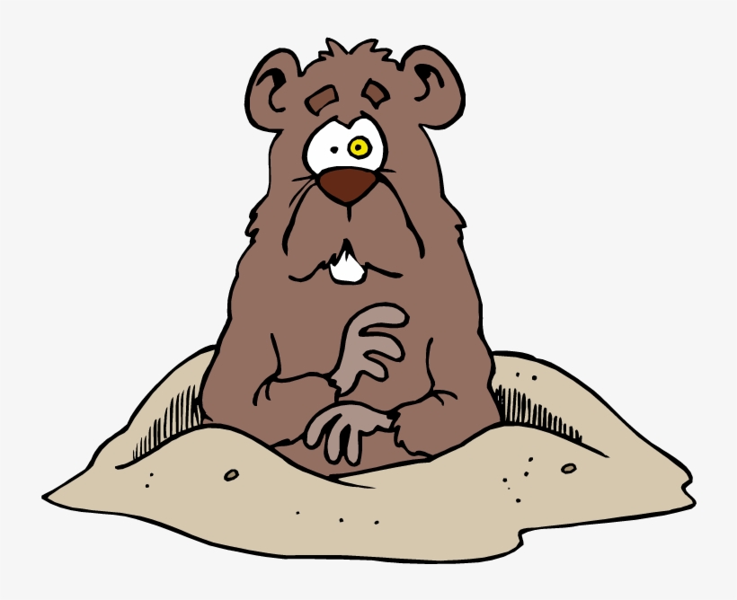 Groundhog Clipart Ground Squirrel - Groundhog Png, transparent png #9347779