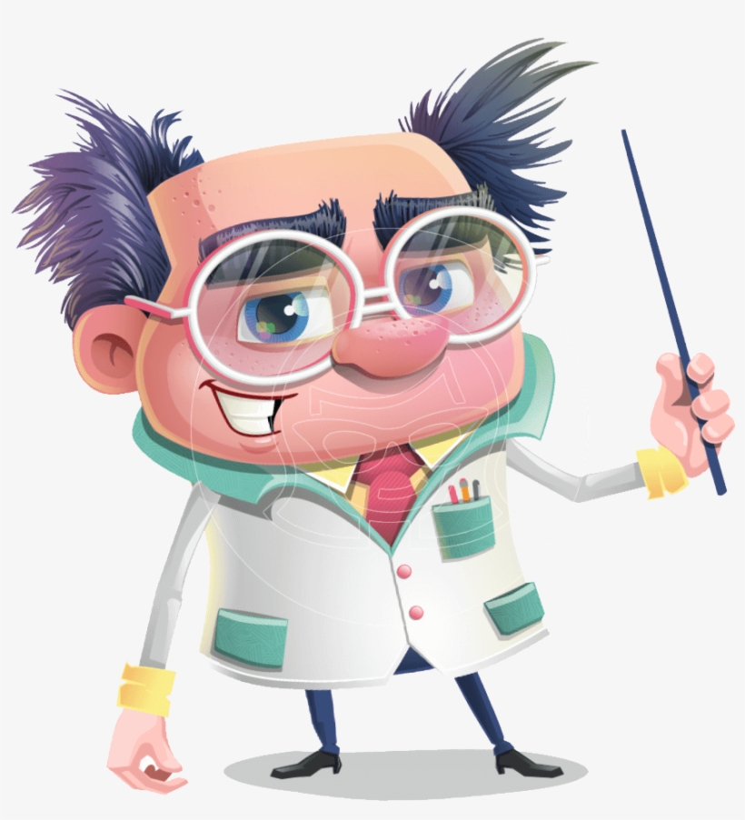 Professor Labcoat - Cartoon, transparent png #9348375