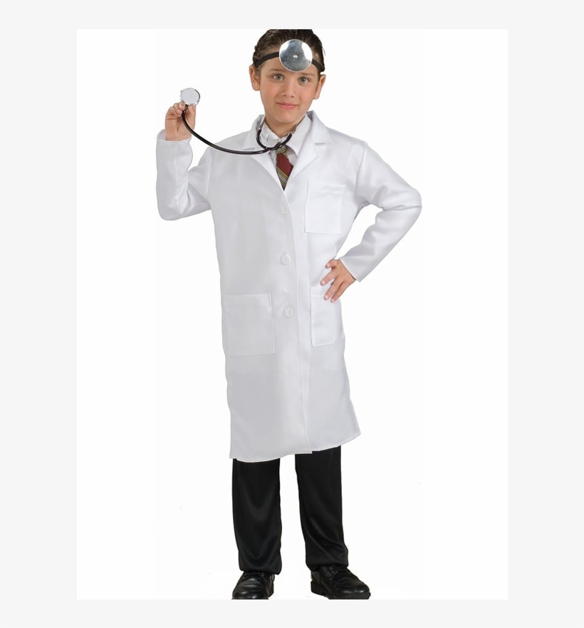Polyester / Cotton Material And Hospital Use Lab Coats - Trajes De Doctor Para Niños, transparent png #9348415