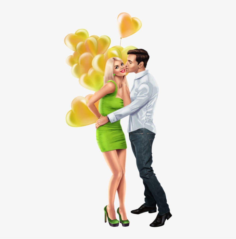 Couple Cartoon, 3d Girl, Illustration Girl, Girl Illustrations, - Pin Up Couple Png, transparent png #9348519