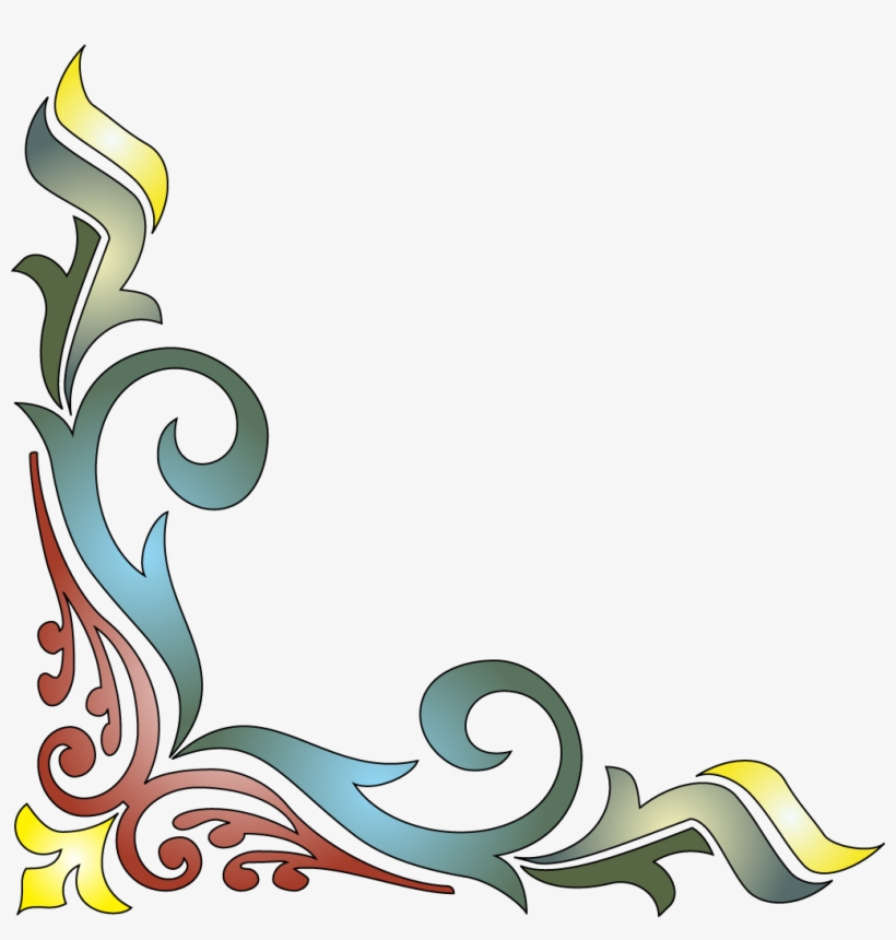 Corner - - Png Alpana, transparent png #9349069