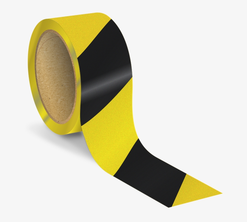 2 Inch Striped Reflective Floor Marking Tape - Strap, transparent png #9349740