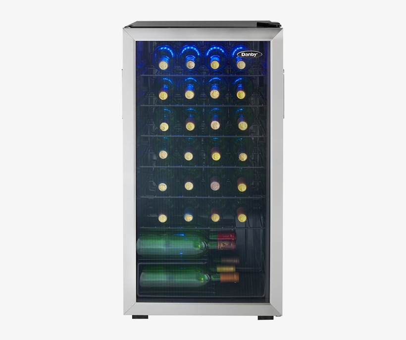 Image For Danby 36 Bottles Wine Cooler - Danby Dwc93blsdb, transparent png #9350278