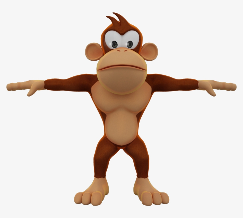 Cartoon Monkey Fotos - Monkey 3d Png, transparent png #9350672