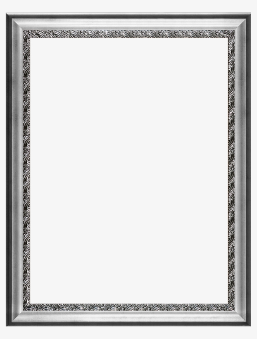 Athenian Silver Wave Custom Stacked Frame - Border, transparent png #9350676