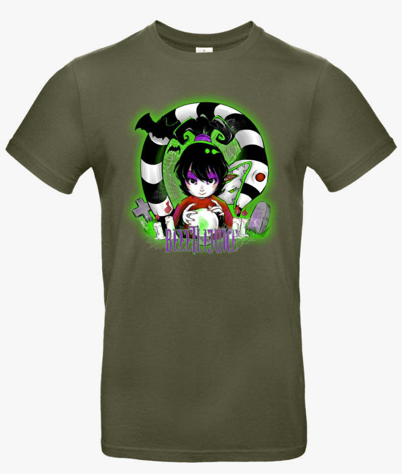 Psychodelicia Beetlejuice T-shirt B&c Exact, transparent png #9350865