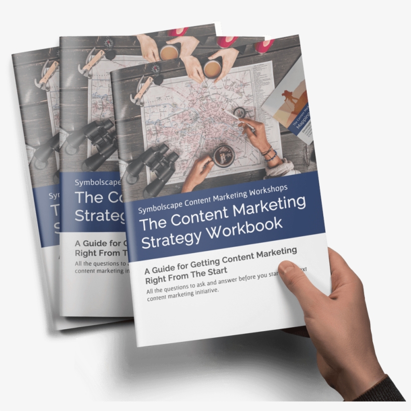 Hand Grabbing Content Strategy Workbook - Flyer, transparent png #9351279