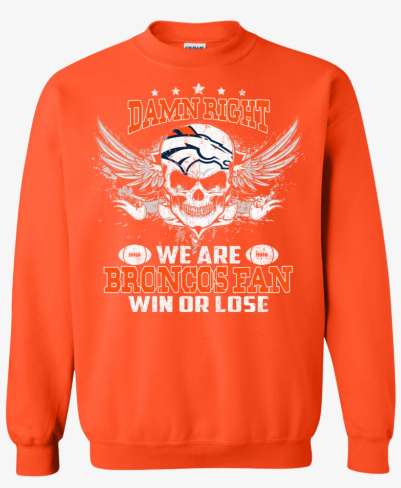 Denver Broncos - Crew Neck, transparent png #9351738