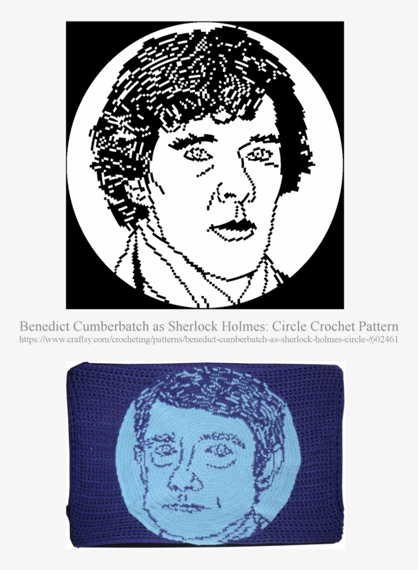 This Is The Benedict/sherlock Version Of Circular Pattern - Sketch, transparent png #9353051
