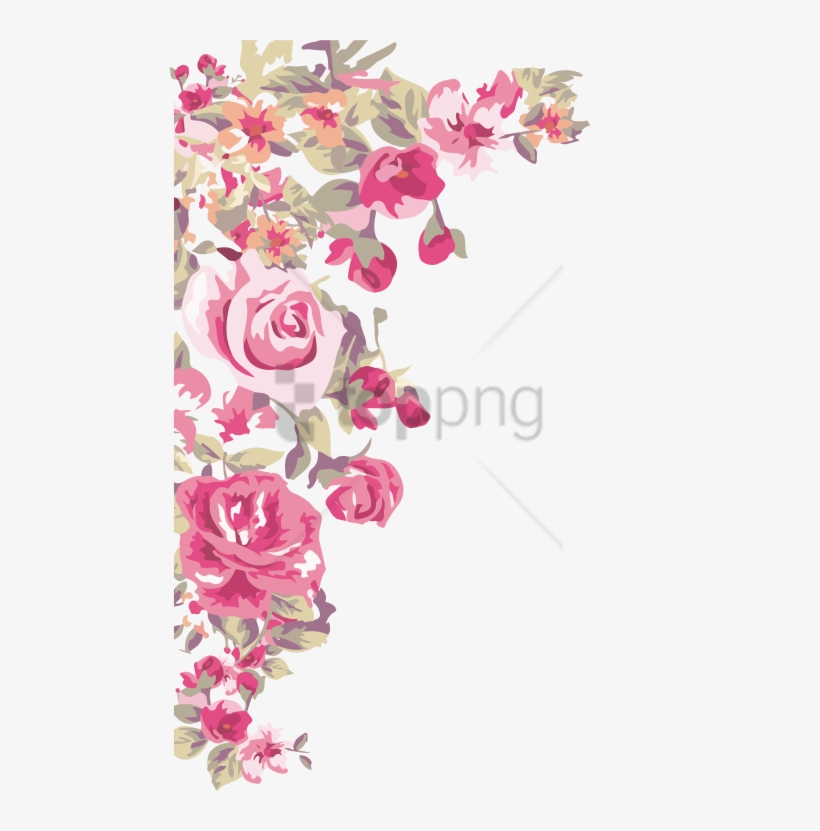 Free Png Border Design Corner Flower Png Image With - Flower Corner Border Png, transparent png #9353201