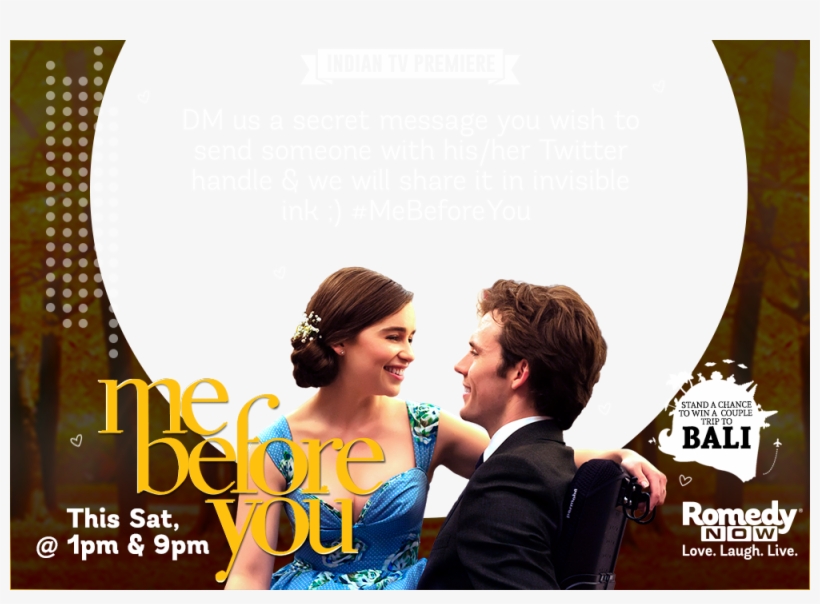 Romedy Nowverified Account - Me Before You, transparent png #9354679