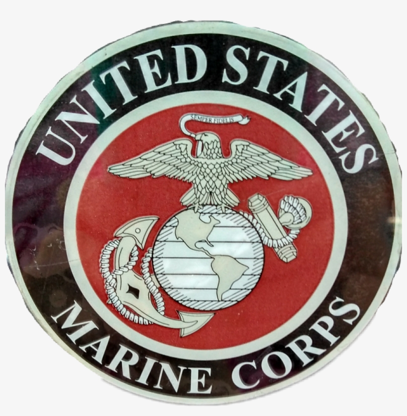 Usmc Sticker - Marine Corps Emblem, transparent png #9355045