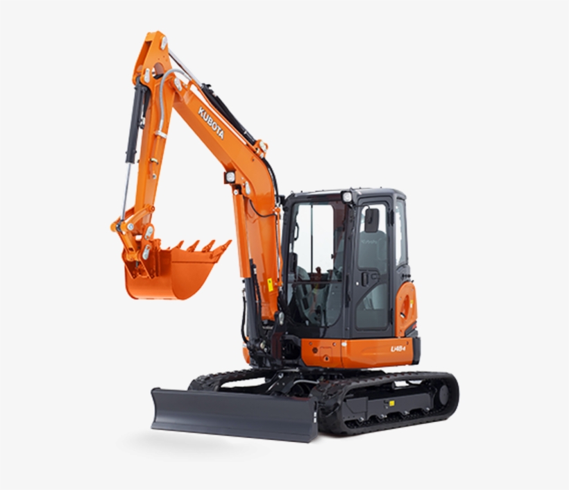 Kubota U48-4 Mini Excavator - 5 Ton Digger Hire, transparent png #9356081