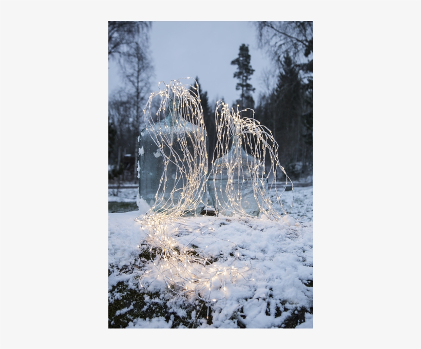 Cluster Lights Waterfall - Snow, transparent png #9356383