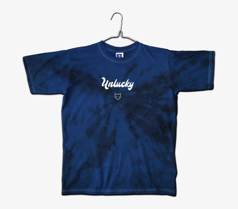Tie Dye Unlucky Tee Product Main - Active Shirt, transparent png #9356524