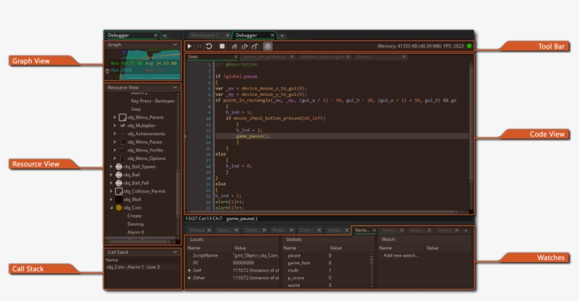 Game Maker Studio 2 Code, transparent png #9358201