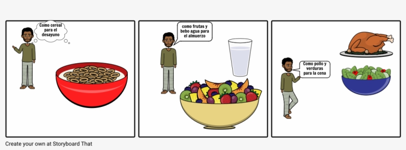 Spanish 1 - Food - Cartoon, transparent png #9358398
