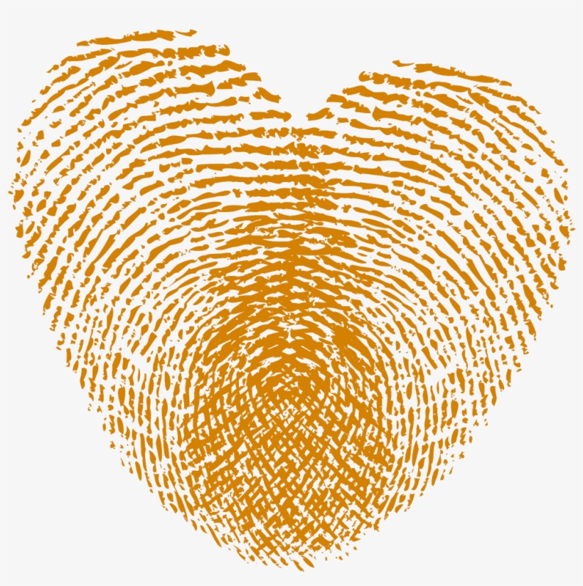 Fingerprint Heart - Heart Fingerprint, transparent png #9358552