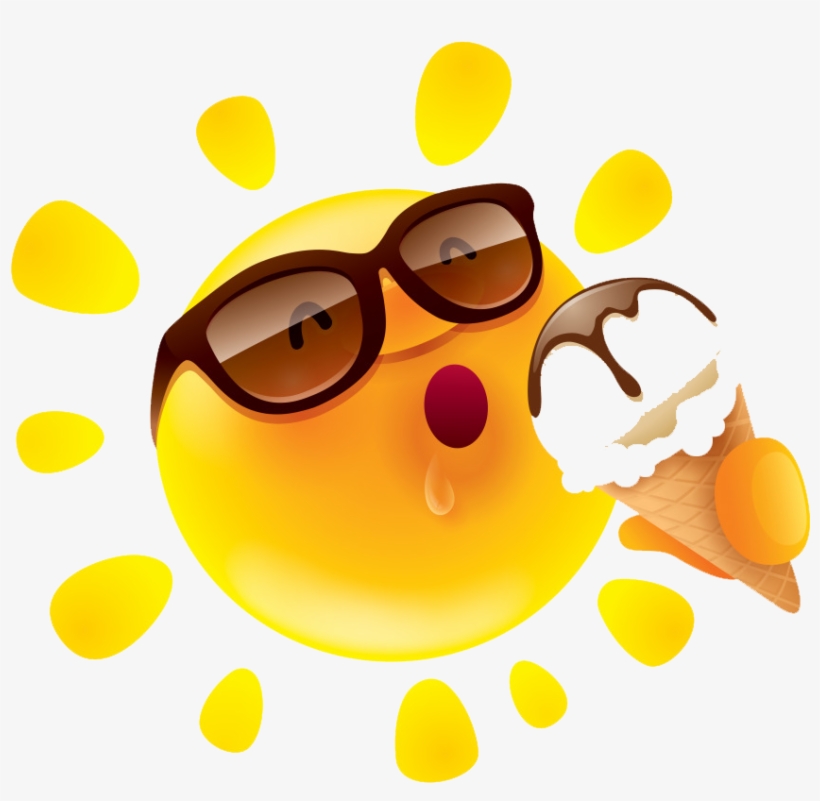 Eating Sun Ice Royalty-free Cartoon Cream Clipart - Sun Ice Cream Png, transparent png #9358593