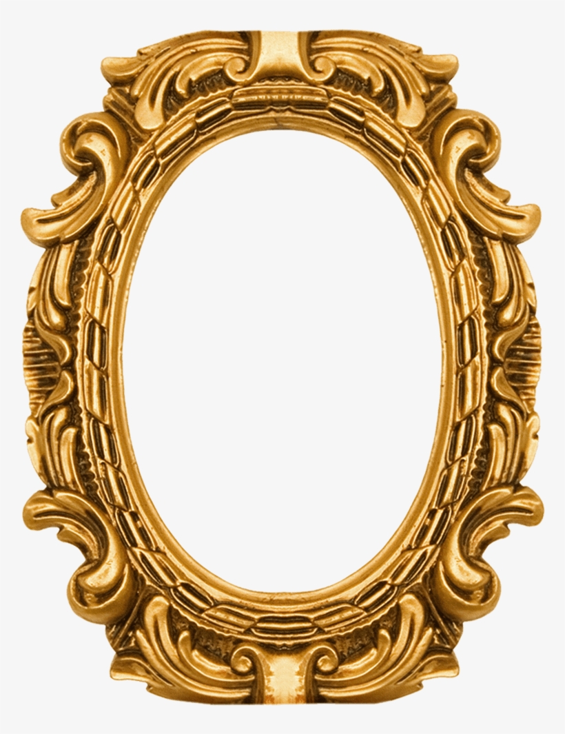 Round Ornate Gold Frame - Royal Frame Design Png, transparent png #9359553